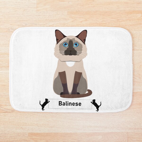 Item preview, Balinese Cat Breed - Cartoon Art Style designed and sold by EdKid.