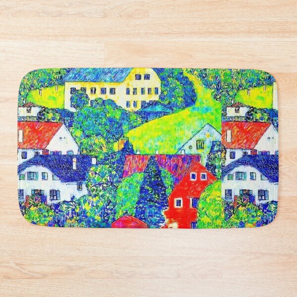 Item preview, Houses at Unterach on Attersee, 1916 by Gustav Klimt designed and sold by CristalleLisa.