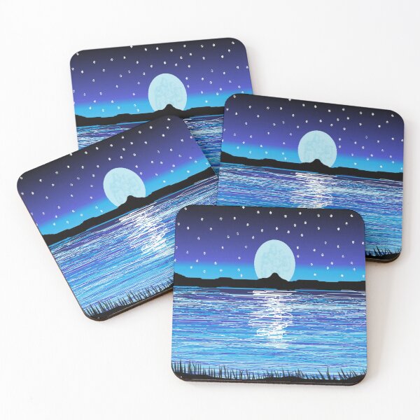 Item preview, Moon above the Ocean designed and sold by Sunraysanastore.