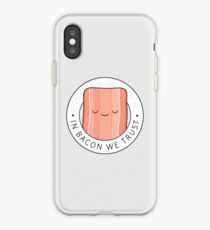 In bacon we trust iPhone Case