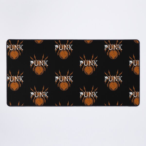 Black Hare Press PUNK ORANGE Desk Mat