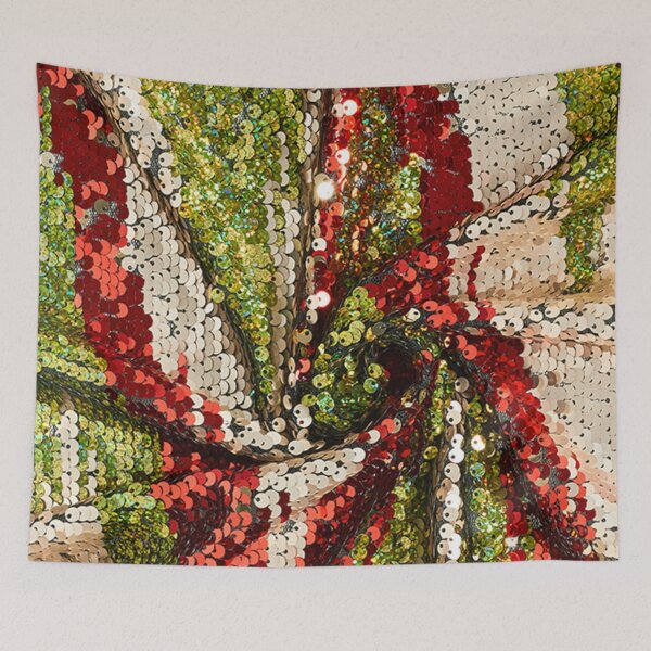 Item preview, Glitter Multi-colour Sequin Fabric designed and sold by Poetic4Passion.