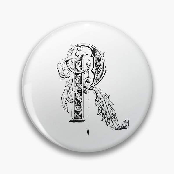 Item preview, Ornamental letter R designed and sold by Cretalyst.