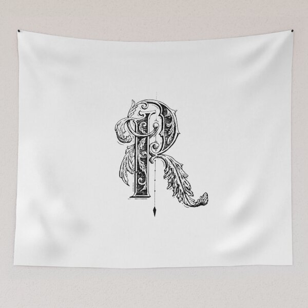 Item preview, Ornamental letter R designed and sold by Cretalyst.