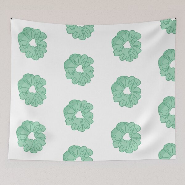 Item preview, green scrunchie designed and sold by Pastel-Axolotol.