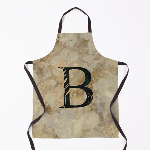 Item preview, Floral Gold Metallic Marble Monogram B designed and sold by MysticMagpie.