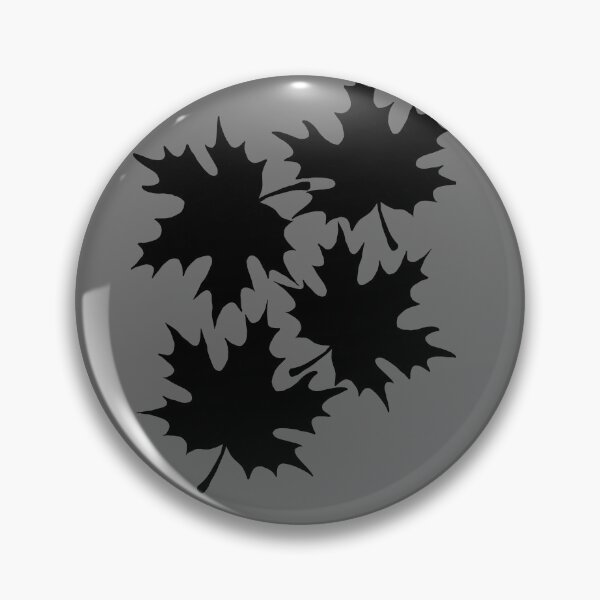 Item preview, Autumn leaves print in grey designed and sold by DemonicGloom.
