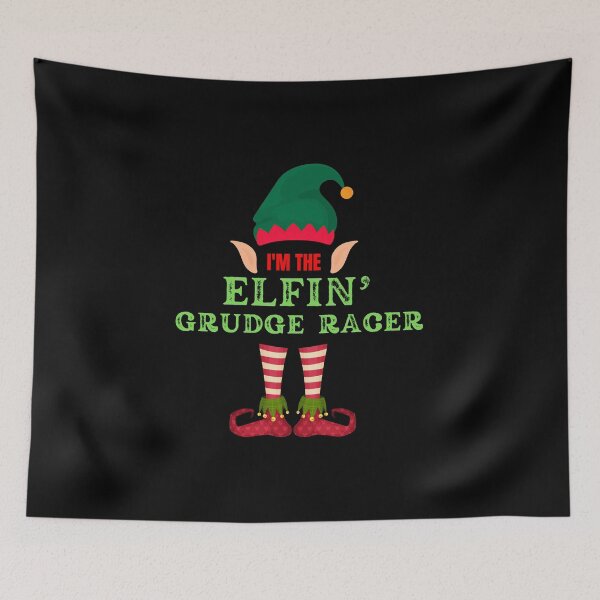 Item preview, Im The Elfin Grudge Racer Elf Christmas Elf Racer designed and sold by CarantinedChaos.