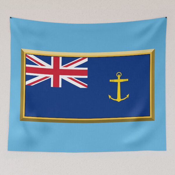 Item preview, ROYAL FLEET AUXILIARY Blue Ensign Gifts, Masks, Stickers & Products (GF) designed and sold by mpodger.