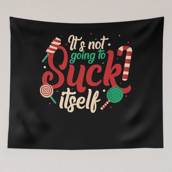 Item preview, Sugar Lolly Cane Sweets Not Going to Suck Itself Christmas designed and sold by katieschunk.