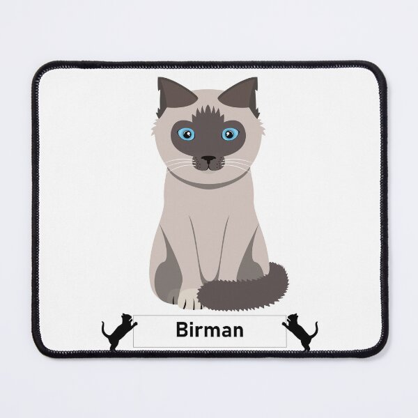 Item preview, Birman Cat Breed - Cartoon Art Style designed and sold by EdKid.