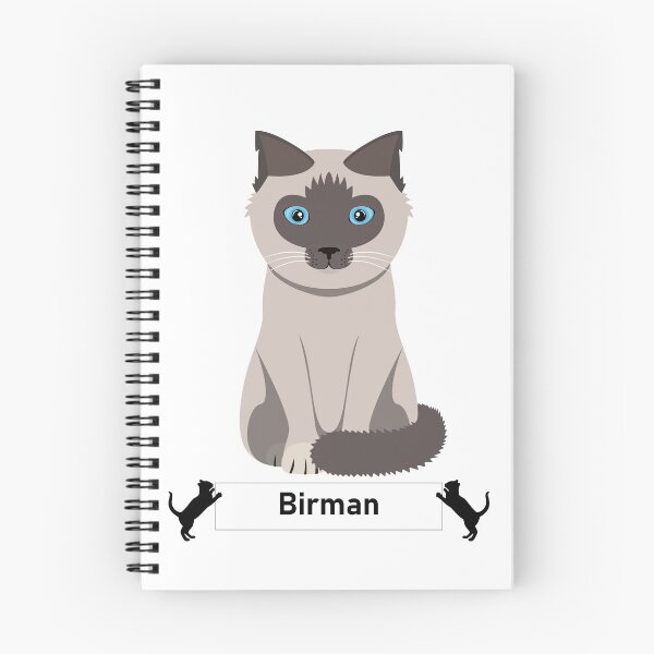 Artikelvorschau, Birma Katzenrasse - Cartoon Art Style entworfen und verkauft von EdKid.