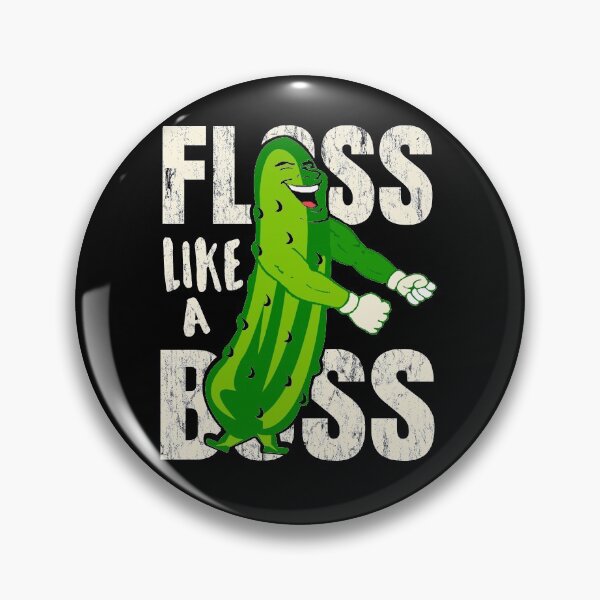Item preview, Floss Like a Boss Flossing Pickle Gift designed and sold by RiffXS.
