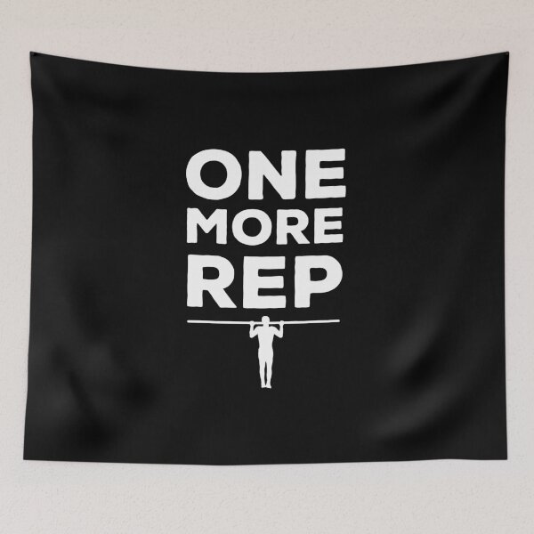 Item preview, One More Rep - Calisthenics & Bodyweight training design designed and sold by Atleta-Cali.