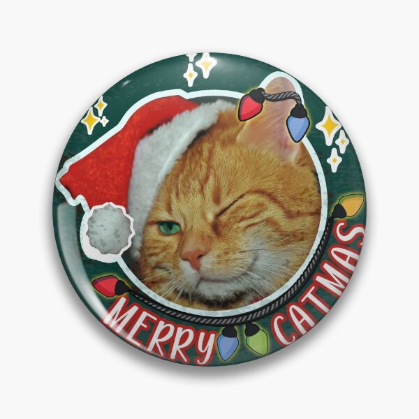 Item preview, Merry Meowy Xmas Christmas Cat 2022 designed and sold by catnbloom.