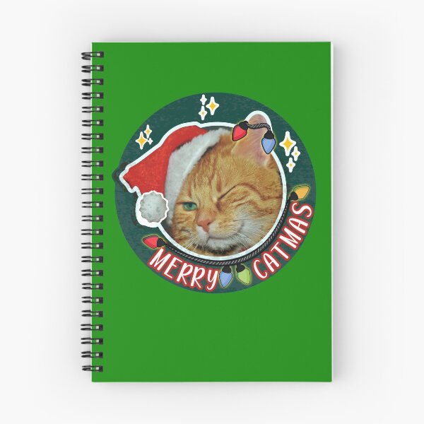 Item preview, Merry Meowy Xmas Christmas Cat 2022 designed and sold by catnbloom.