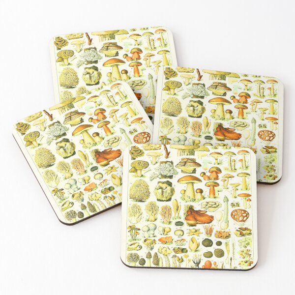 Item preview, Vintage Mushrooms Larousse Adolphe Millot designed and sold by Leilaarros.