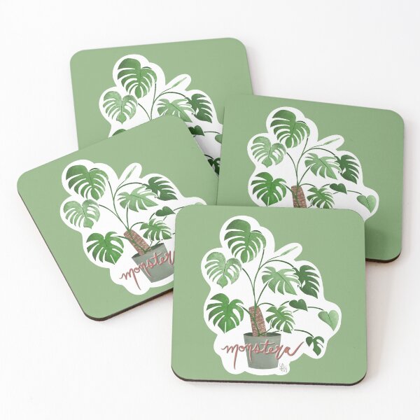Item preview, Potted Monstera Deliciosa Swiss Cheese Plant designed and sold by stitchandfloss.
