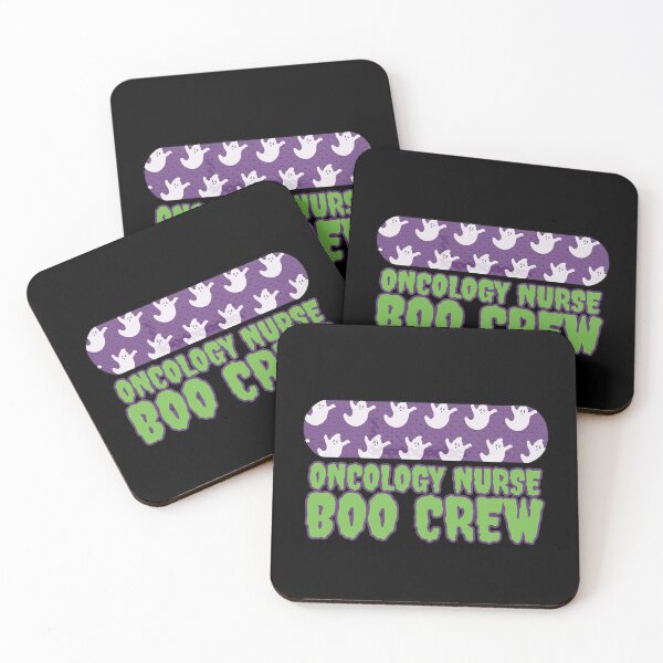 Item preview, Oncology Nurse Boo Crew Ghost Band Aid Badge Graphic designed and sold by GO SHIRT-TEE.