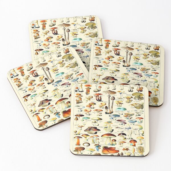 Item preview, Vintage Mushrooms Adolphe Millot Larousse designed and sold by Leilaarros.