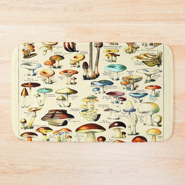 Item preview, Vintage Mushrooms Adolphe Millot Larousse designed and sold by Leilaarros.