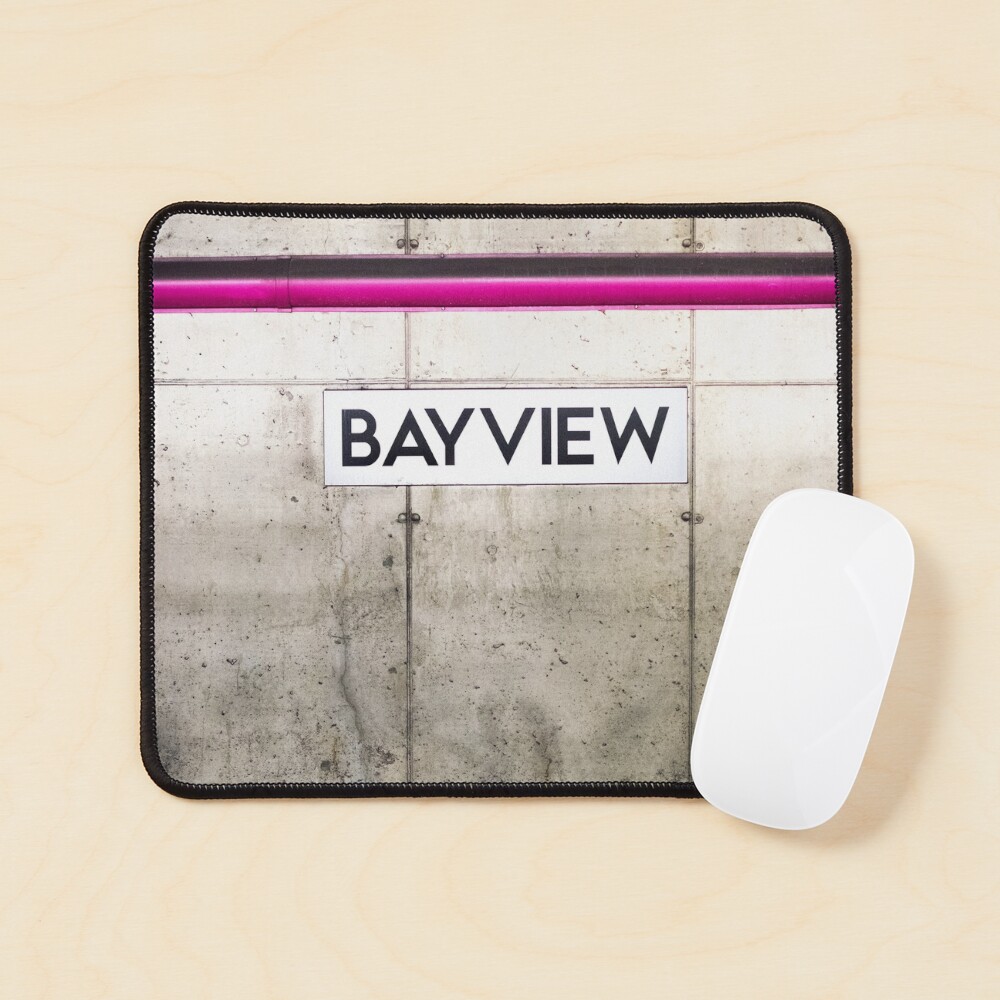 Bayview - Toronto Subway Station Sign Mouse Pad