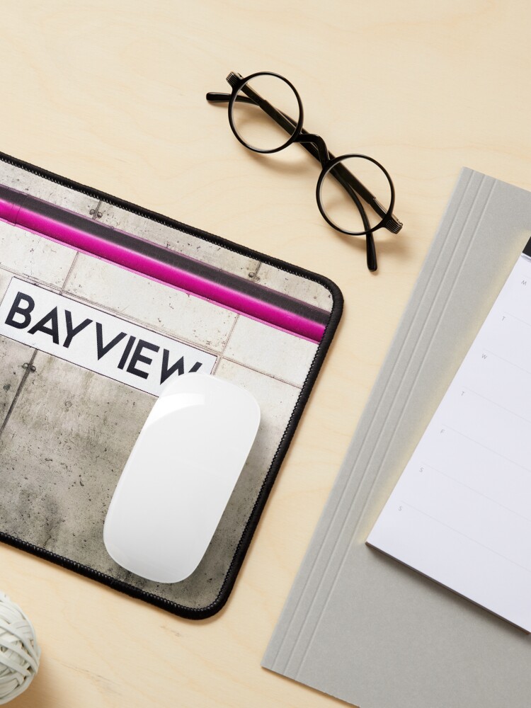 Alternate view of Bayview - Toronto Subway Station Sign Mouse Pad