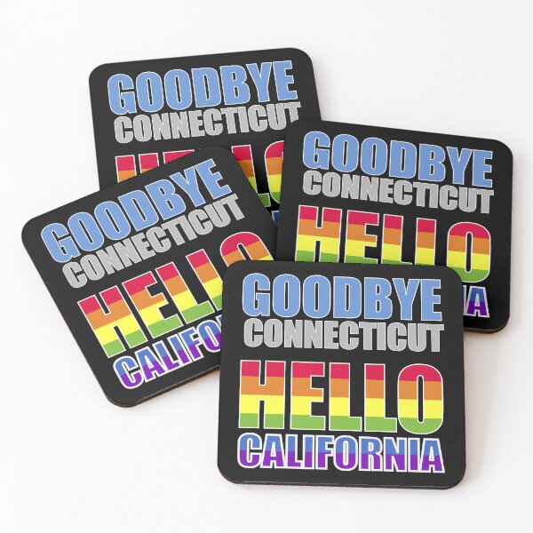 Item preview, Goodbye Connecticut Hello California - Travel and Relocation, Moving designed and sold by artfulnotebook.