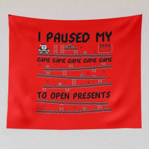 Item preview, I Paused My Game To Be Here for Presents Christmas T-Shirt , Video Gamer Gift designed and sold by ARTsPlural.