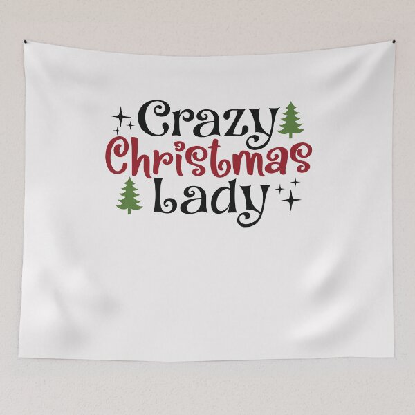 Item preview, Crazy Christmas Lady Merry Christmas Funny Holiday designed and sold by clothesy7.