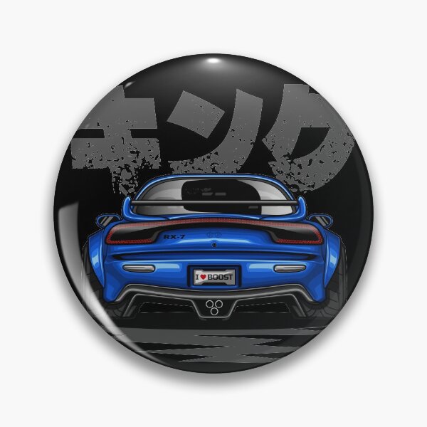 Item preview, RX7 Wide Body (Vivid Blue) designed and sold by JioojiProject.