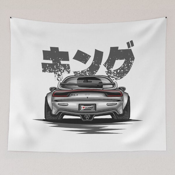 Item preview, RX7 Wide Body (Gloss White) designed and sold by JioojiProject.