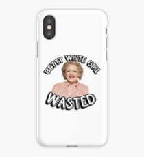 Betty White girl wasted iPhone Case