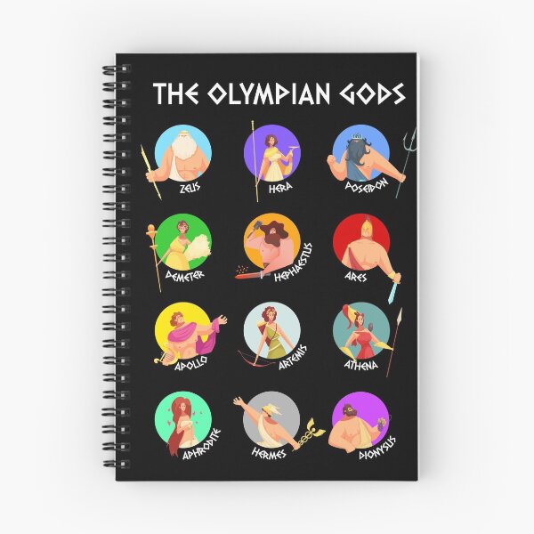 Item preview, The 12 Olympian Gods of Greek Mythology designed and sold by Happy Puppy Print On Demand.
