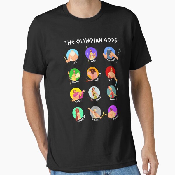 Item preview, The 12 Olympian Gods of Greek Mythology designed and sold by Happy Puppy Print On Demand.