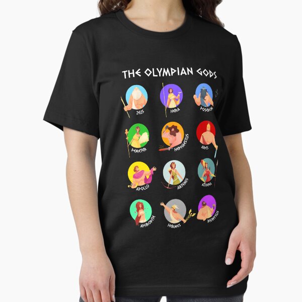Item preview, The 12 Olympian Gods of Greek Mythology designed and sold by Happy Puppy Print On Demand.
