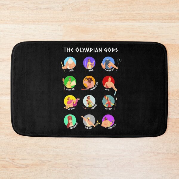 Item preview, The 12 Olympian Gods of Greek Mythology designed and sold by Happy Puppy Print On Demand.