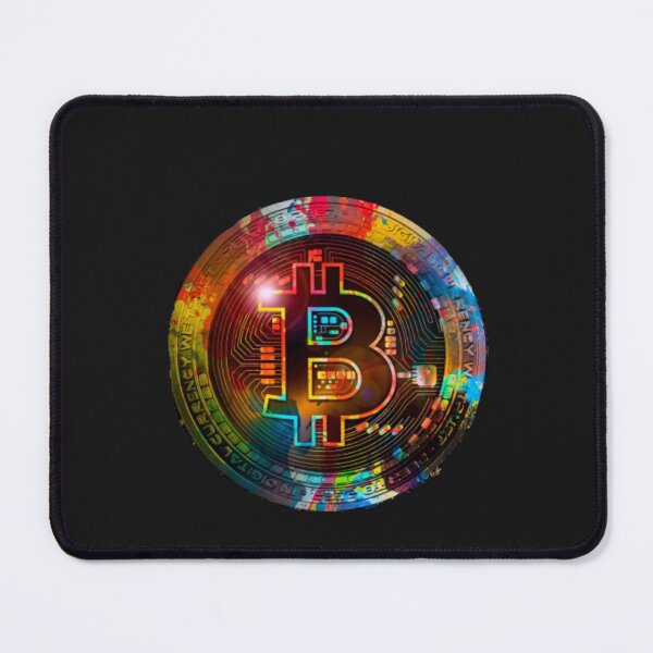 Item preview, Colorful Bitcoin Crypto T-Shirt designed and sold by Funny-Tees4U.