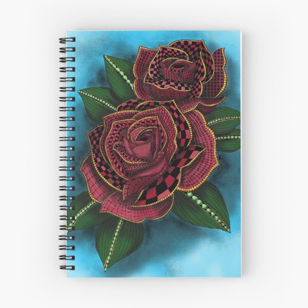 Item preview, Zentangle Inspire Art- Tattoo Rose Colored designed and sold by BHDigitalArt.