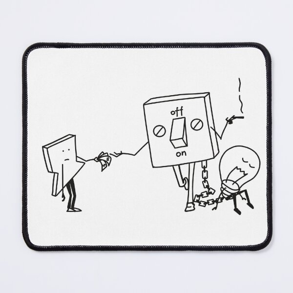 Item preview, Pay the electricity bills (B&W) designed and sold by KmanDesign.