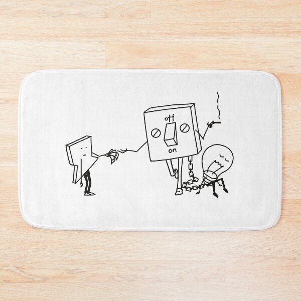 Item preview, Pay the electricity bills (B&W) designed and sold by KmanDesign.