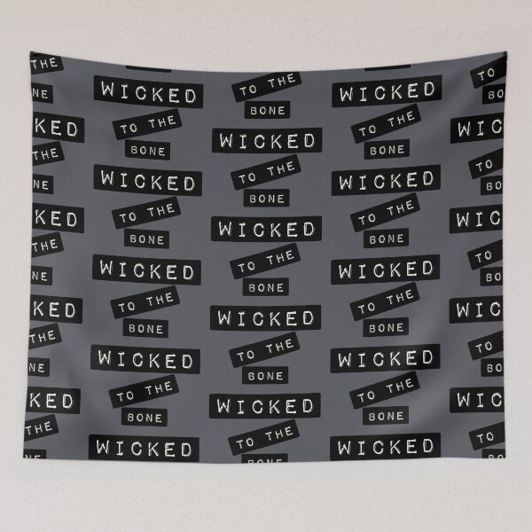 Item preview, Wicked To The Bone Label Maker Font Simple Elegant Design designed and sold by TrulyEpoque.