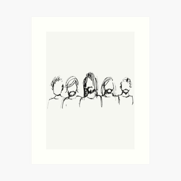 Leute Fünf| Perfektes Geschenk|Foo Fighters Kunstdruck