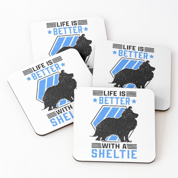 Item preview, Living with Shetland Sheepdog British Sheltie designed and sold by madgrfx.