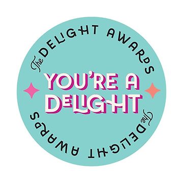 Artwork thumbnail, You're A Delight - Blue by Hooked On Code