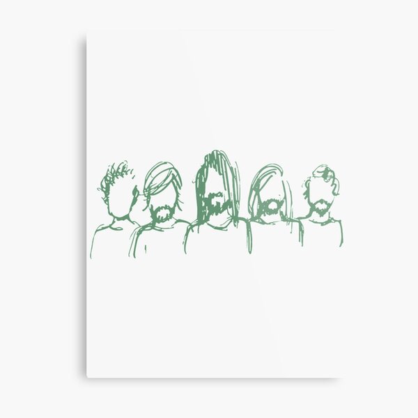 Grüner Look| Perfektes Geschenk|Foo Fighters Metallbild