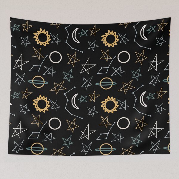 Item preview, Stars, Sun, and Moon designed and sold by RepeatCandy.