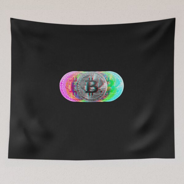 Item preview, Blurry Bitcoin Crypto T-Shirt designed and sold by Funny-Tees4U.
