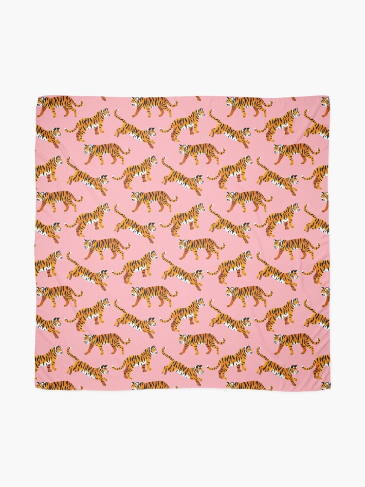Alternate view of Bengal Tigers - Peachy Pink Scarf