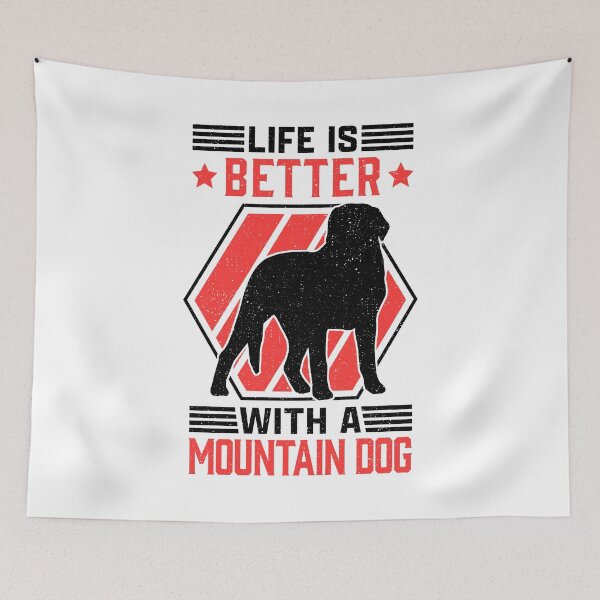 Item preview, Life is better with a Swiss Mountain Dog designed and sold by madgrfx.